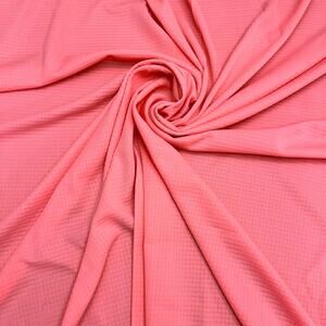 Vintage Fabric Pink 2.75 yards 60” width Solid Textured Square Check